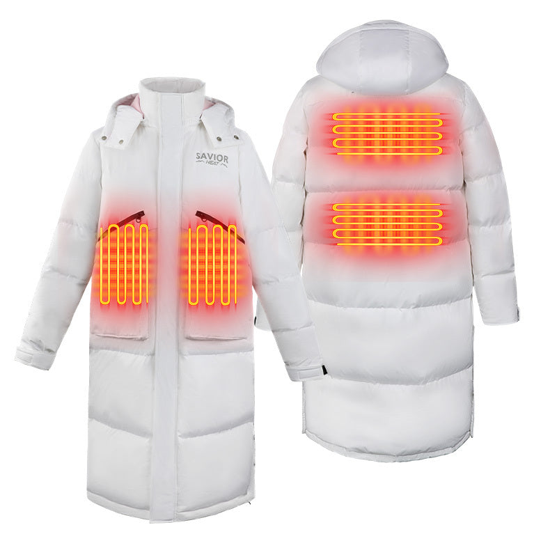 Doudoune longue chauffante femme