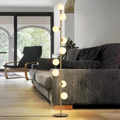 Nordic Glass Globe Floor Lamp
