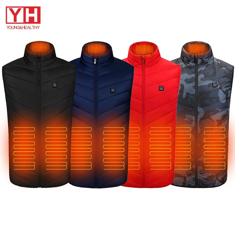 Gilet doudoune chauffant