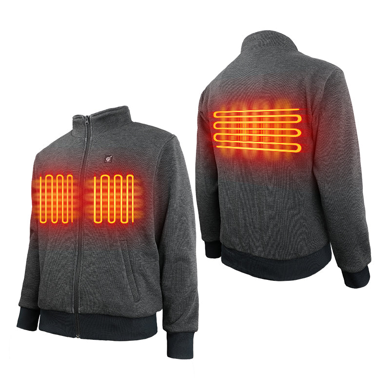 Veste zippée chauffante