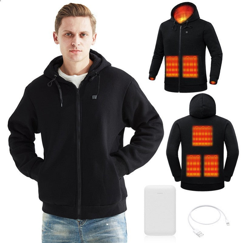 Sweat à capuche chauffant