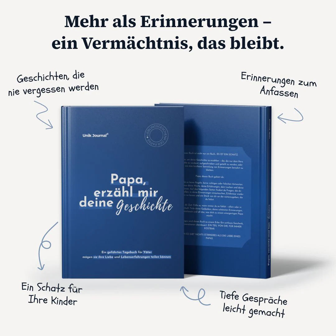 Geführtes Tagebuch - Papa, erzähl mir deine Geschichte
