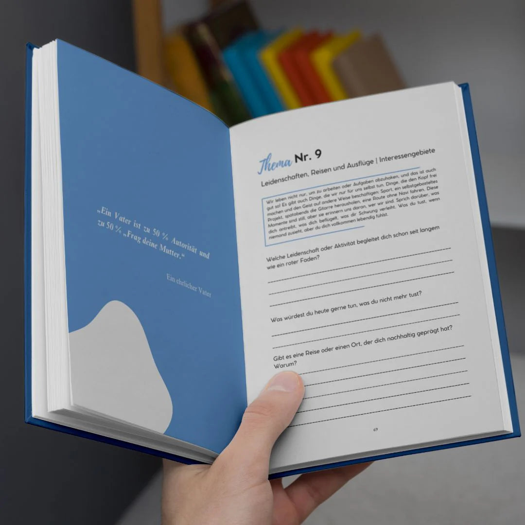 Geführtes Tagebuch - Papa, erzähl mir deine Geschichte