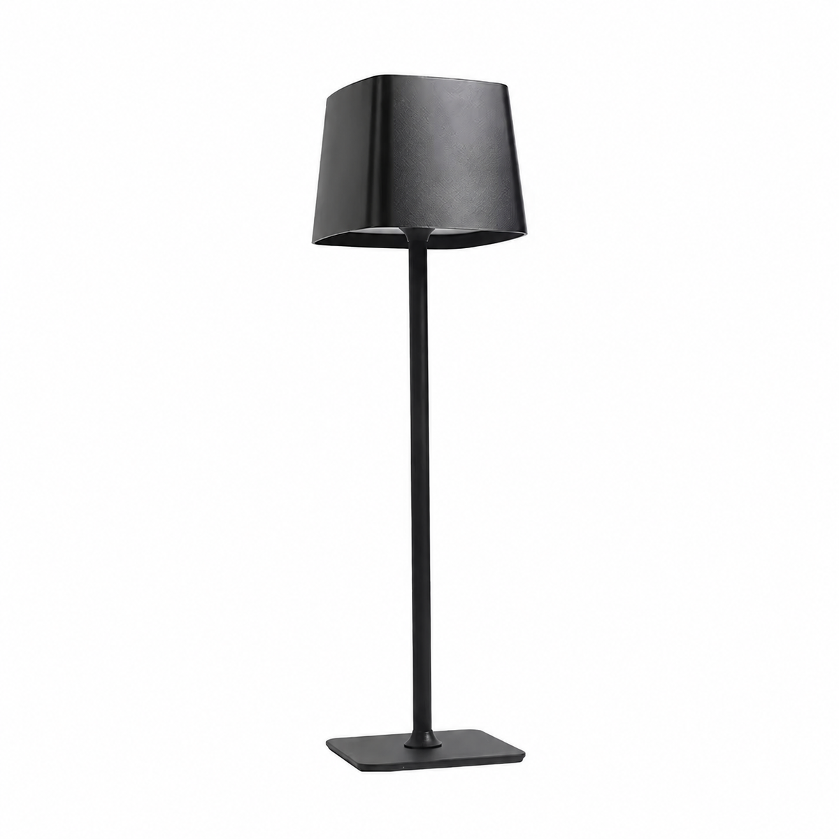 Lampe de table LED rechargeable avec abat-jour plissé
