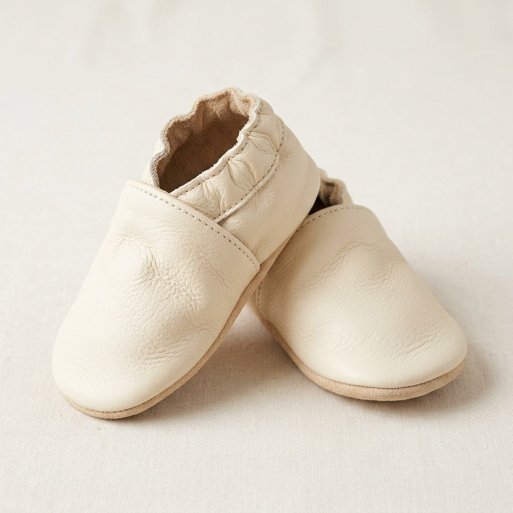Chaussons Cuir Souple Bébé