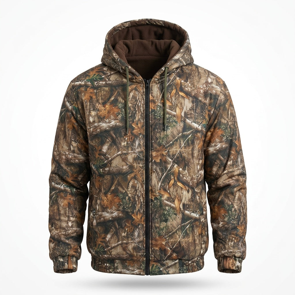Veste chauffante camouflage