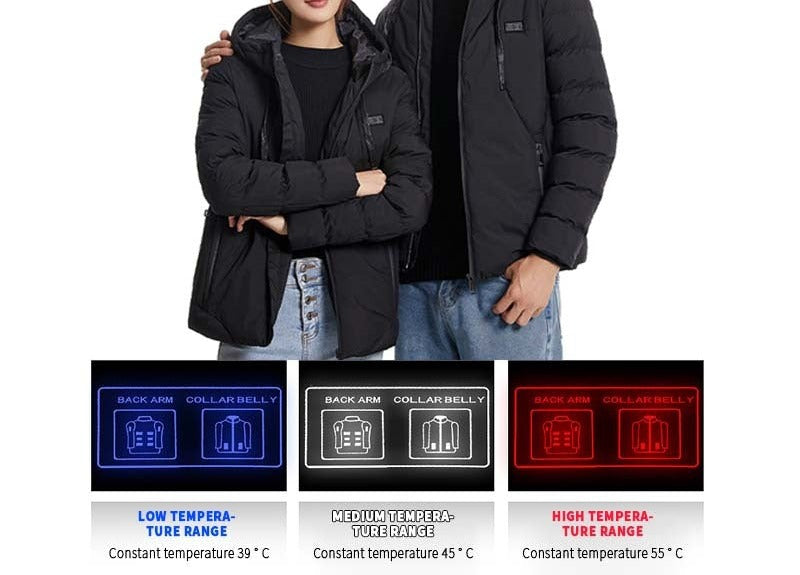 11 zones chauffantes