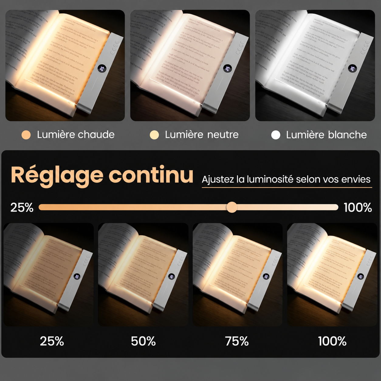 Lampe de lecture LED intelligente