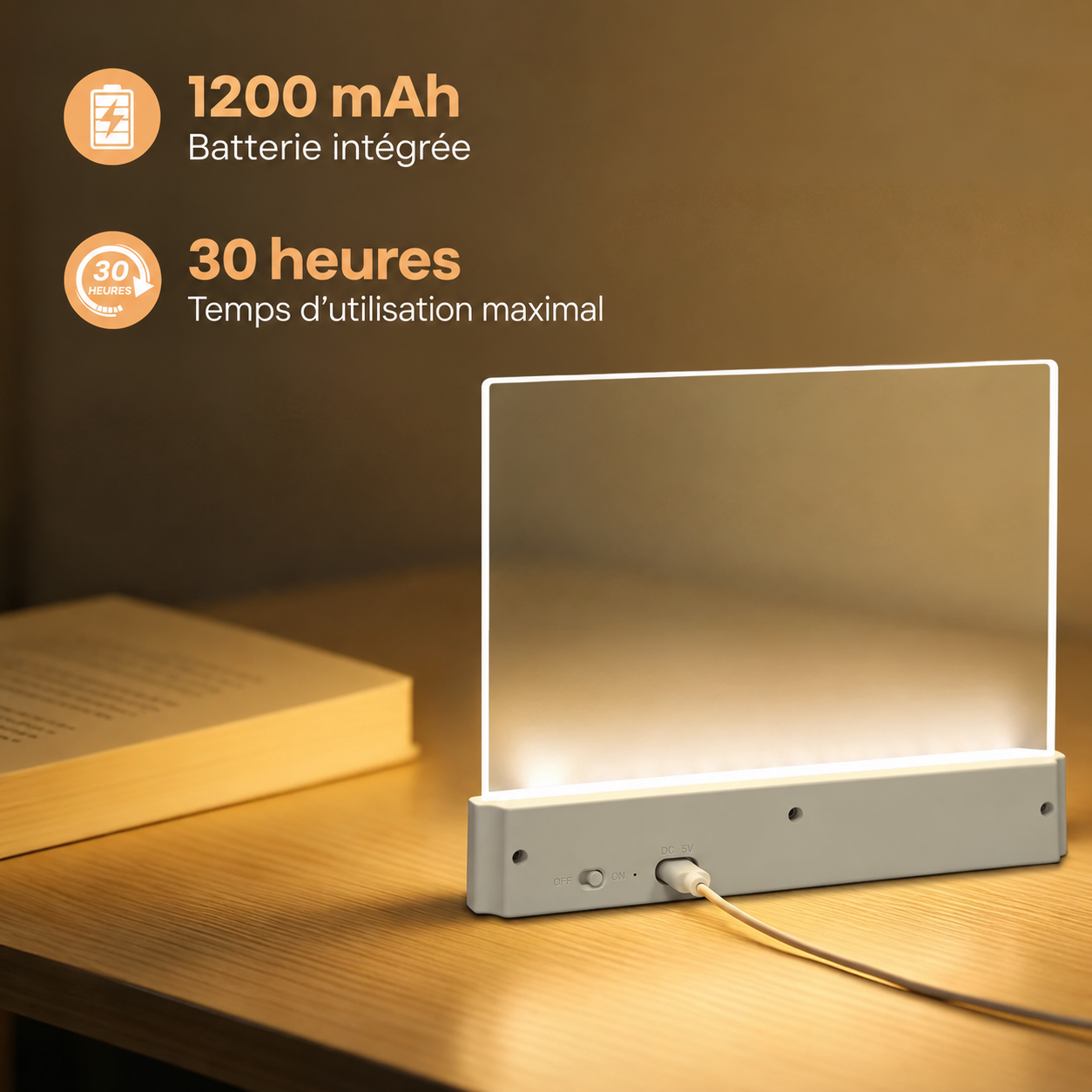 Lampe de lecture LED intelligente