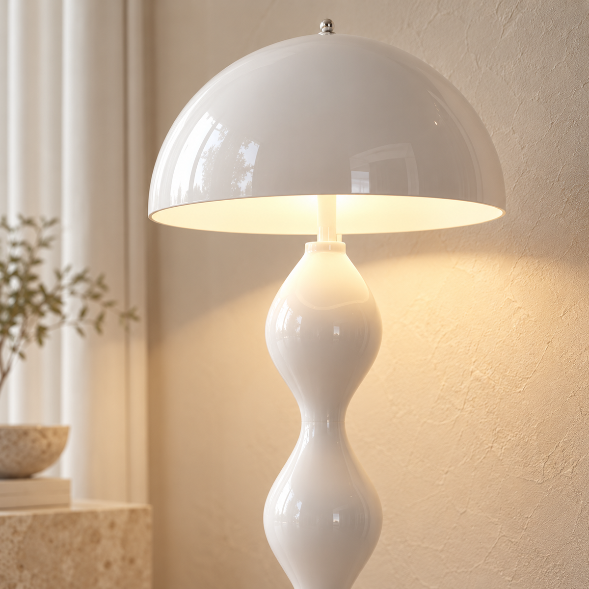 Lampadaire champignon rétro nordique