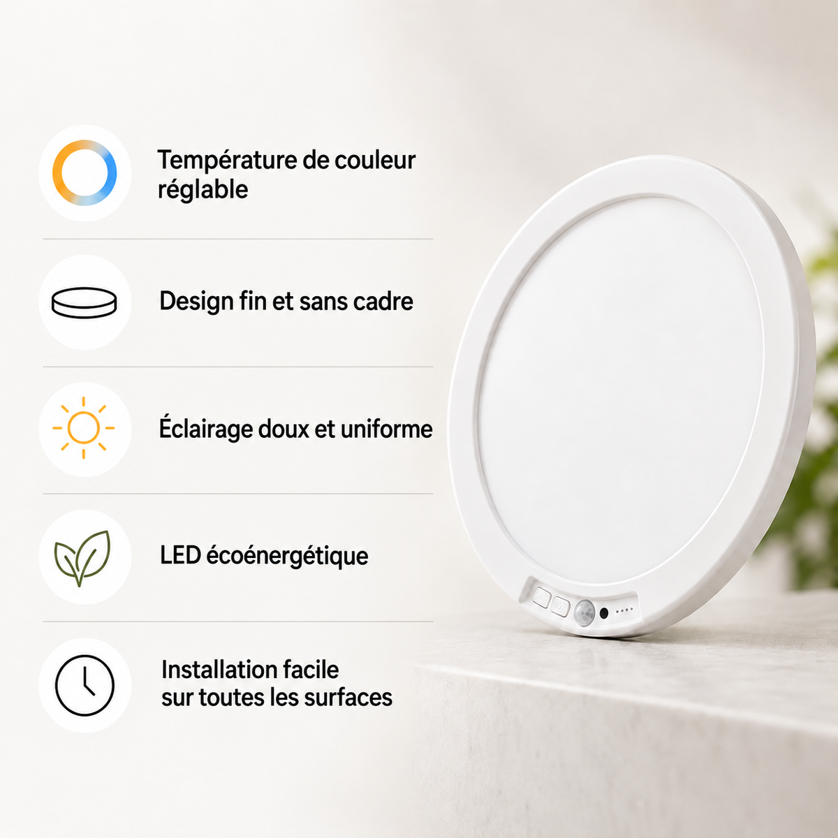 Luméra™ | Lampe LED à Détecteur de Mouvement